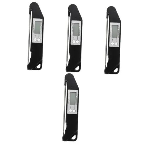 Produktbild: Alipis 4 Stück Elektronisches Thermometer Backen Frittiertemperaturmesser Grill thermometer heizungsthermometer digitales Thermometer Digitalthermometer für die Küche Küchenthermometer