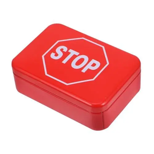 Produktbild: Alipis 4er-box Candy-box Aus Weißblech Süße Keksdose Kleine Keksdose Keksdosen Keksbehälter Mit Deckel Schachteln Für Kekse Dosen Mit Deckel Leere Keksdose Süßigkeitenglas Rot