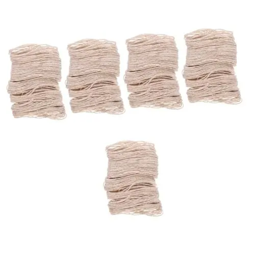 Produktbild: Alipis 5st Zongzi-herstellungsfaden Fleischverpackungsseil Zwirn Zum Kochen Von Fleisch Metzger Schnur Backgarn Garne Kochen Wursthüllenfaden Küchengarn Baumwollfaden Baumwollseil Beige