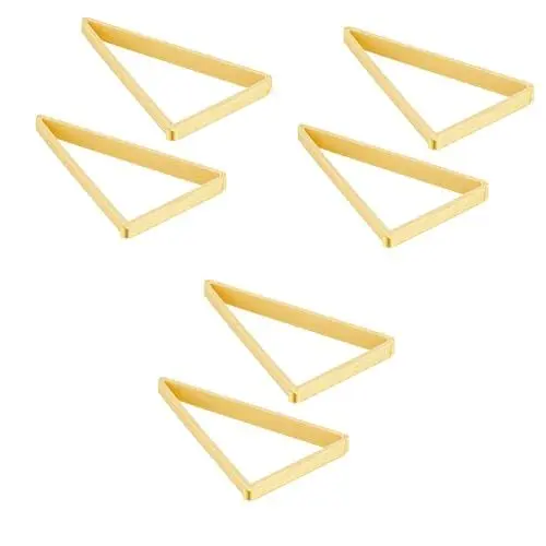 Produktbild: Alipis 6 Stk Backwerkzeug für den Haushalt Cannoli-Metallrohre Mini-Kuchenformen Croissant Backform Croissant-Backwerkzeug Laib Brot Kekse Backmodell Dreieck Sahnerolle Kuchenmesser