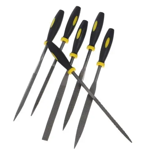 Produktbild: Alipis 6 Stück Holzbearbeitungsdatei eingestellt Handwerkzeuge Holzbearbeitungswerkzeug Zimmermannswerkzeuge Holzformungswerkzeuge Handfeilenwerkzeug Drechselwerkzeuge Stahl