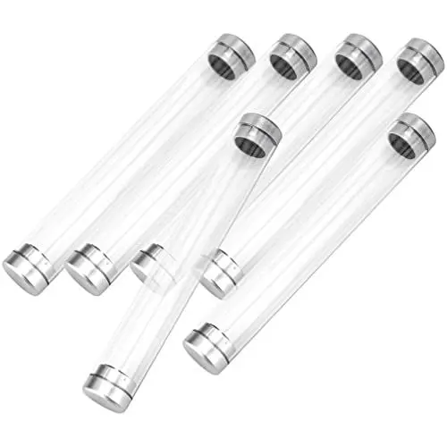 Produktbild: Alipis 6st Transparentes Federmäppchen Stifteetuis Mit Zylinderrohr Durchsichtiges Kugelschreiber-etui Aufbewahrungsbox Für Kugelschreiber Transparente Stifteboxen Acryl Geschenk Einzel