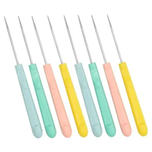 Produktbild: Alipis 8 Stück Nadelreißnadel zum Rühren von Backzubehör essbar Anlasser Nadeln Glasur königlich zuckerstangen zuckersticks keksdeko werkzeug Kuchenschreiber Rührnadel Stahl