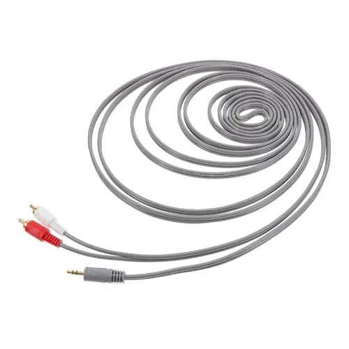 Produktbild: Alipis Audioleitung Draht Audio- Wohnung lautsprecher Kabel kupferbeschichtetes Aluminium Grau