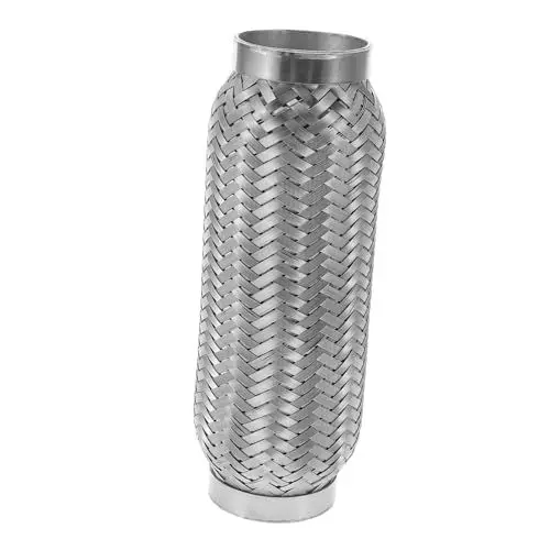 Produktbild: Alipis Auspuff-flexrohr Für Lkw Und Pkw Flexibles Rohr-kit Ersatz-flexrohr Mit Doppelgeflecht Edelstahlrohr Für Abgasanlage Hohe Temperaturfestigkeit Vibrationsfest Einfache