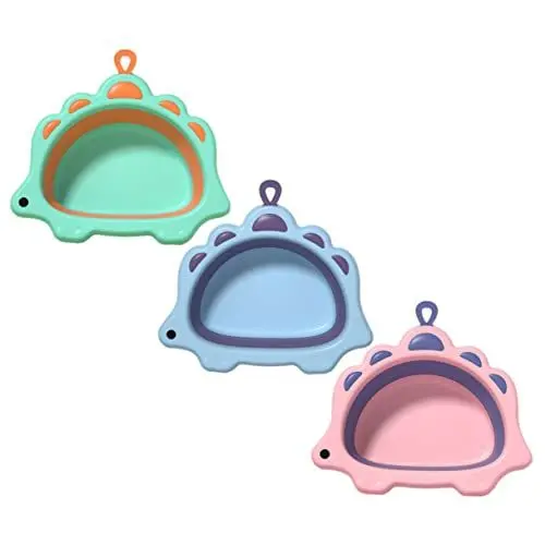Produktbild: Alipis Babybadewanne 3 Stücke Für Faltbare Gesicht Kinder Wanne Waschen Geeignet Tränken Zusammenklappbare Wäsche Kleinkinder Entzückende Reisewannen Mehrzweck Faltbad Babywanne