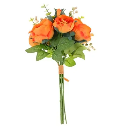 Produktbild: Alipis Brautstrauß Künstliche Blumen Hochzeit Bouquets Teiliges Realistische Ausführung Für Hochzeitsdekoration Und Wohnraumgestaltung Langlebig Und Pflegeleicht