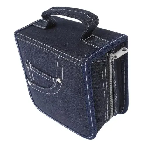 Produktbild: Alipis Cd-Rahmen-vitrine Cd-Organizer Mit Reißverschluss Cd-Box Mit Großer Kapazität Für Zuhause Und Auto