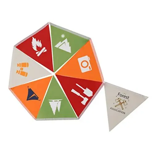 Produktbild: Alipis Urlaub Outdoor Flagge Camping Flagge Zelt Dreieck Wiederverwendbare Hängende Flagge Hintergrund Camping Flagge Outdoor Decor Flagge