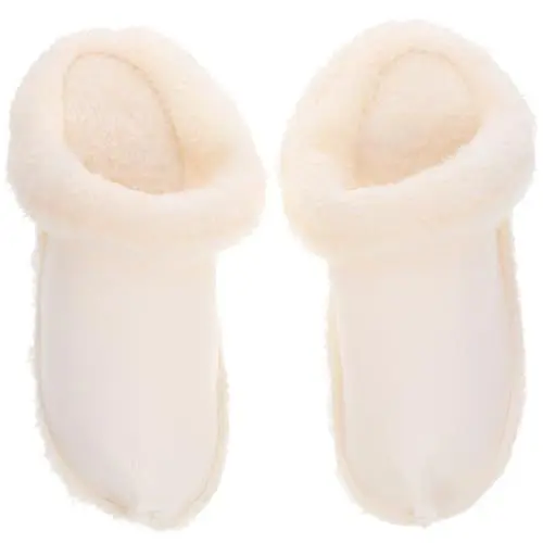 Produktbild: Alipis Clog-Pelzfutter-Einsatz Abnehmbarer Clog-Innenfutter-Ersatz Kuscheliger Plüsch Schuhe Futter Einlegesohlen Für Winter Damen Herren Sandalen Hausschuhe Weiß 39–40