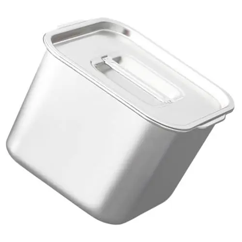 Produktbild: Alipis Dressing Behälter Edelstahl-gewürztopf Staubdichter Gewürzbehälter Aufbewahrungsbehälter Für Salz Und Pfeffer Zuckerdose Campingbecher Aus Metall Suppenschüssel Mit Deckel Für Die Küche