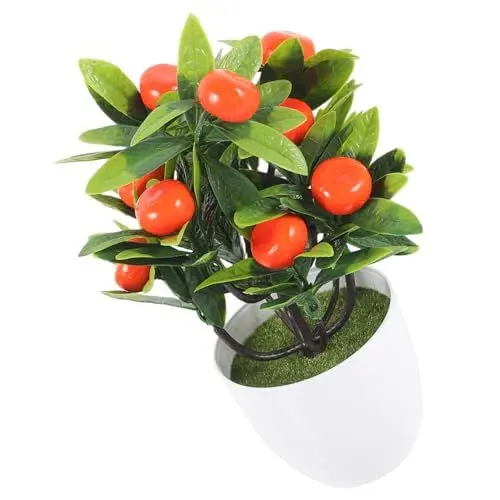Produktbild: Alipis Künstlicher Obstbaum Bonsai-Ornament Home Bonsai Decor Realistische Details Keine Wartung Erforderlich
