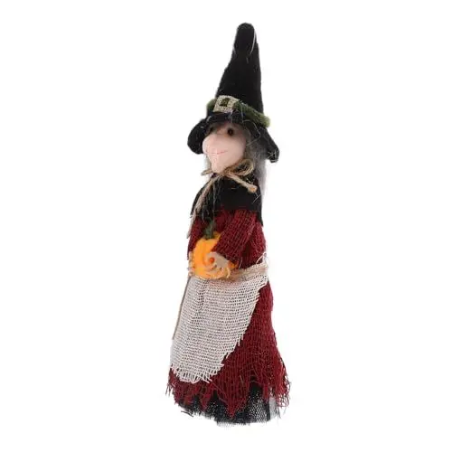 Produktbild: Alipis Halloween- -Anhänger Gruselige Halloween Puppe Stoffpuppe für Halloween hängende Hexenfigur gruselige Halloween-Dekoration entzückendes Hexendekor hängende Halloween-Dekoration