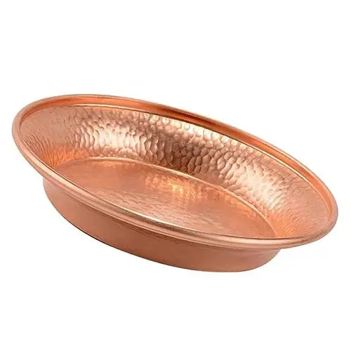 Produktbild: Alipis Heilige Schale Brennende Schale Segen Obstschale Buddhistische Opferschalen Tibetisches Wasser Wasserschale Buddhistische Schale Buddhistische Platte Kelch Anbeten Messing