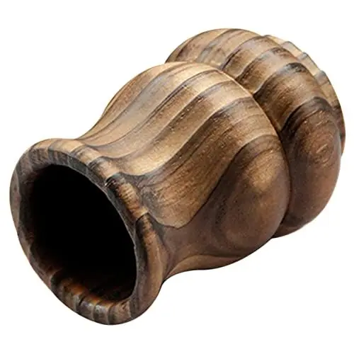 Produktbild: Alipis Holzvase Kunstvase Tisch Holzvase Bücherregal Dekorvase Holzvasen Trockenblumenbehälter Heimvase Tischdekoration Desktop Vase Blumenarrangement Vase Kleine Vase