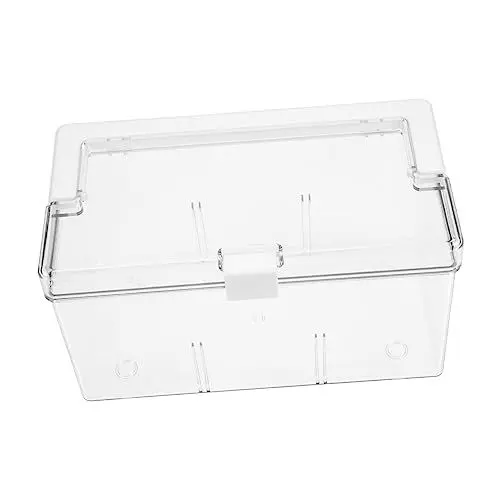 Produktbild: Alipis Klare Erste-hilfe-box Tragbare Medizin-organizer Mit Großem Fassungsvermögen Transparente Aufbewahrungslösung Für Zuhause Und Büro Vielseitig Für Medikamente Snacks Und