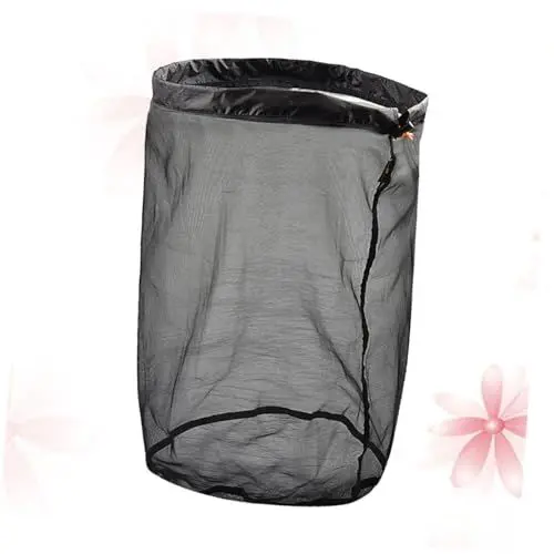 Produktbild: Alipis Komprimierter Beutel Kompressionssack Schmutzwäschebeutel Mit Großem Fassungsvermögen Kompressionsbeutel Mesh-organizer Mesh-aufbewahrungstasche Mit Kordelzug Schlafsack Black