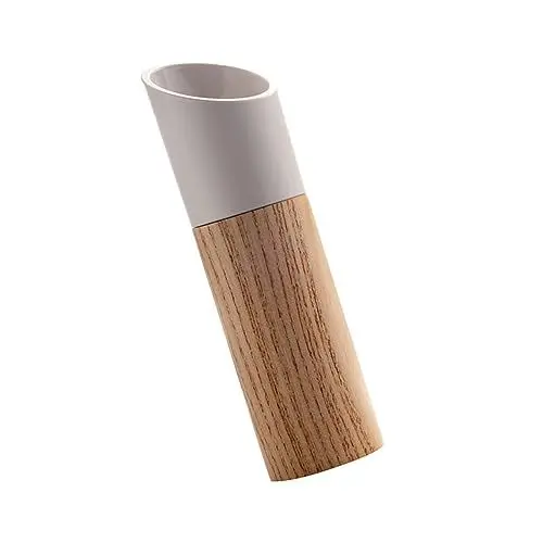 Produktbild: Alipis Küchenschleifer Werkzeug Meersalz Salzmühle Flasche Mahlen Flaschenmühle Schleifmaschine Salz Flasche Pfefferspender Werkzeuge T-werkzeug Weiß Hölzern Keramischer Kern Handbuch