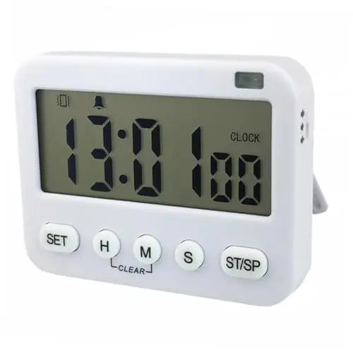 Produktbild: Alipis Kochtimer-Uhr Digitaler Küchentimer Großer Bildschirm Stummgeschaltet Für Jungen Und Mädchen Lehrer Und Zuhause