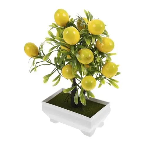 Produktbild: Alipis Realistische Künstliche Zitrone Bonsai Faux Obst Baum Pflanze für Home Decor Vielseitige Indoor Ornament