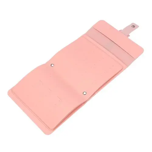 Produktbild: Alipis Schmuckaufbewahrung Ohrringe Tasche Tragbarer Schmuckorganizer Aufbewahrungsbeutel Für Ohrringe Schmuckbeutel Mit Reißverschluss Ohrstecker Und Ohrclips Organizer