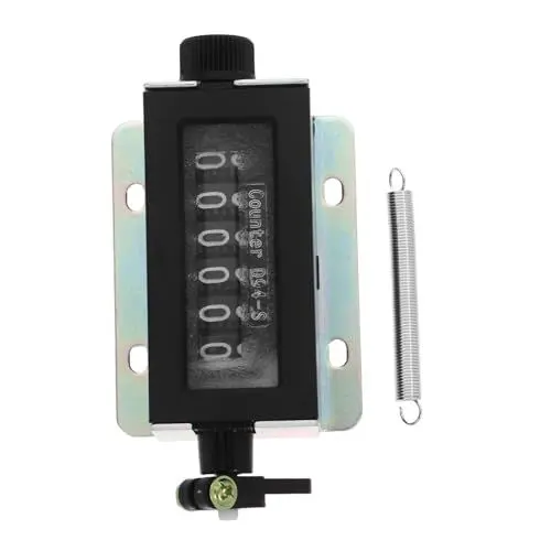 Produktbild: Alipis Mechanischer Handzähler Reihenzähler Und Teilungszähler Für Präzises Zählen Bei Stanzmaschinen Und Anderen Anwendungen Robustes Und Tragbares Handgerät