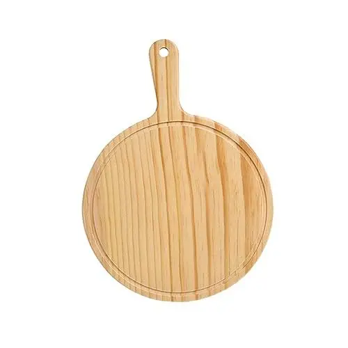 Produktbild: Alipis Pizzabrett aus Holz käsebrett cheeseboard kochplatte palletten griddleplatte obstplatte Pizzaschaufel pizzacutter bagettebackform Untertasse Pizzablech Pizzateller