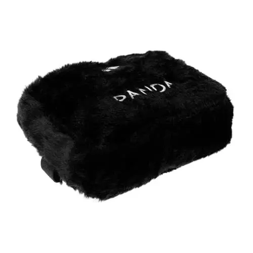 Produktbild: Alipis Plüschtier Kasten Panda-Taschentuchbox fürs Auto Halter für Taschentuchboxen im Auto Plüsch-Serviettenetui schwarzer Papierhandtuchhalter Taschentuchhalter fürs Auto Tier