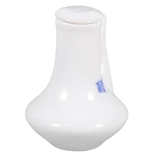 Produktbild: Alipis Rolle Keramikflasche Gewürzbehälter aus Keramik Essig- und Ölbehälter keramikgeschirr Essigbehälter Aufbewahrungsdose für Olivenöl Speiseölspender Soßentopf Öl-Essig-Flasche Weiß