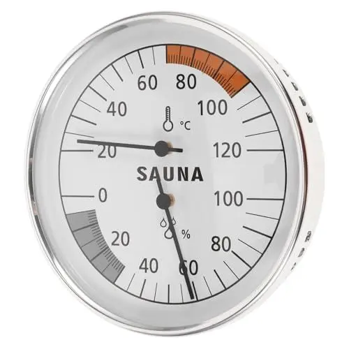 Produktbild: Alipis Sauna Zimmer Temperatur Feuchtigkeit Tester Sauna Zubehör Thermohygrometer Hängen Gauge