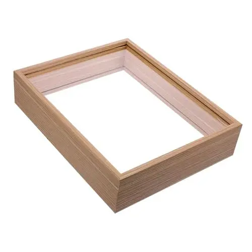 Produktbild: Alipis Schattenvitrine Kleine Vitrine Trockenblumenhalter Trockenblumen Trockenblumen Ausstellungsständer DIY Trockenblumen Ornament Bilderrahmen Gepresster Blumenrahmen