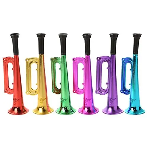 Produktbild: Alipis Spielen Spielzeug- Trompete für Kinder 6Pcs Trompete Noise Maker Horn Musical Windinstrumente Model Plastik Lustiger Lautsprecher Performance Jubeln Requisiten