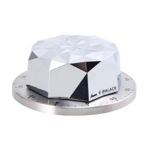 Produktbild: Alipis Küchentimer Manueller Wecker Magnetischer Countdown-Timer Drehbare Schale Aus Edelstahl Zum Backen Und Kochen