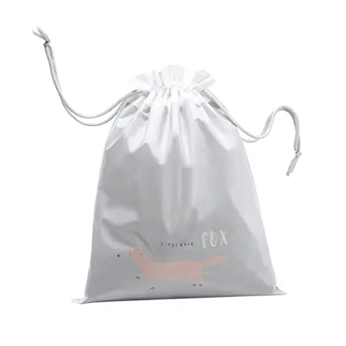 Produktbild: Alipis Top Peva-tasche Mit Kordelzug Zur Aufbewahrung Von Kleidung Für Reisen Yoga Camping Fitnessstudio Schwimmen (hellgrau)