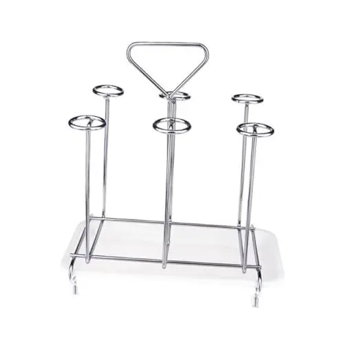 Produktbild: Alipis Weinglasständer Aus Metall Weinbecherhalter Mit Abtropfschale Elegantes Küchendekor
