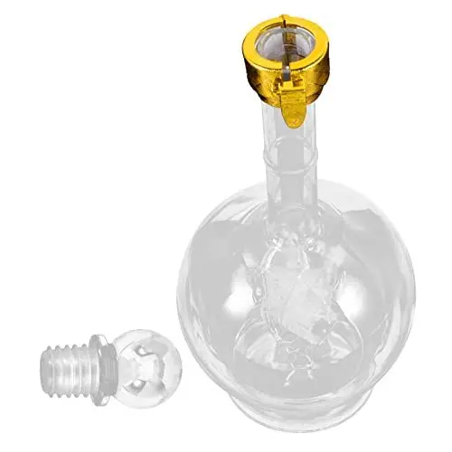 Produktbild: Alipis Weinflasche aus Glas Flaschen für Spirituosen für Männer Bourbon-Dekanter Weinkrug whisky behälter whisky flasche Cocktailweinglas Weinkaraffe Glas mit hohem Borosilikatgehalt