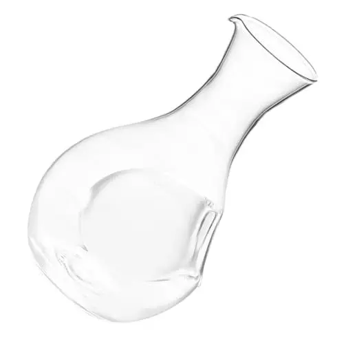 Produktbild: Alipis 360ml Kristall Decanter Daumen Belüfter Wein Flasche Whisky Decanter Elegante Dekorative Flasche