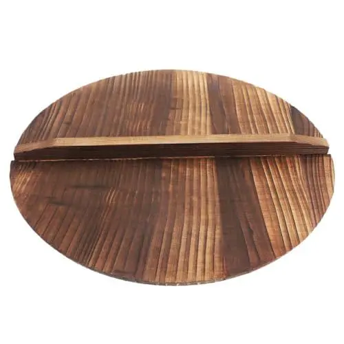 Produktbild: Alipis 18Cm Pfannendeckel Wok-Deckelabdeckung Aus Holz Universelle Pfannenabdeckung Topfpfannendeckel Holzdeckel Wok-Deckel Auslaufsicherer Topfdeckel Bratpfannendeckel-Ersatz