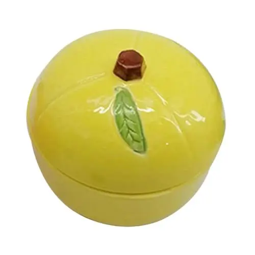 Produktbild: Alipis Zitronenschale pudding schalen frühstücksbowl dessert schalen suppen schüssel salat schalen Zitronenornament Dessertschalen Küchengeschirr Zitronenförmiger Suppenbecher Keramik