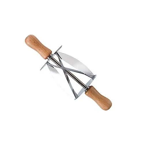 Produktbild: Alipis Croissant-roller Aus Edelstahl Mit Holzgriff Leicht Auszurollen Zum Backen Von Gebäck