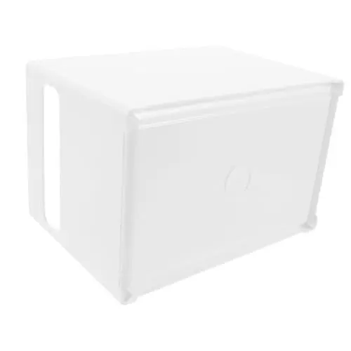 Produktbild: Alipis für die Küche lagercontainer kitchen accessories aufbewahrungs körbe Aufbewahrungsbehälter aus Kunststoffschrank Kosmetik-Organizer Plastik Weiß
