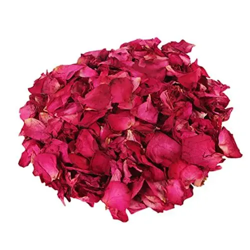 Produktbild: Alipis 100 G Rote Rosenblätter – Getrocknete Blütenblätter Zum Und Für Natürliche Dekoration