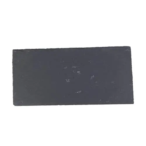 Produktbild: Alipis 25x12cm Naturplatte Rechteckige Steinplatte Kuchen Sushi Pizza Grill Käse Pizza Obst Tablett