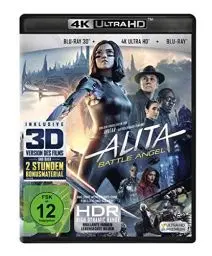 Produktbild: Alita - Battle Angel (4K Ultra-HD) (+ Blu-ray 3D) (+ Blu-ray 2D)