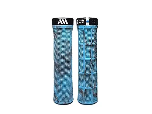 Produktbild: All Mountain Style Fahrradgriffe Berm Grip Model | Fahrradlenkergriffe Lenker Handgriffe MTB | 135 mm - 100 g | Feste und leichte Befestigung der Griffe am Fahrradlenker | Ideales MTB-Zubehör