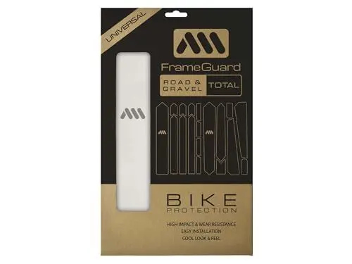 Produktbild: All Mountain Style | Schützer für Rennrad und Schotterfahrradrahmen | Hochwertiges selbstklebendes PVC-Material | Verhindert Kratzer und Dellen am Fahrradrahmen