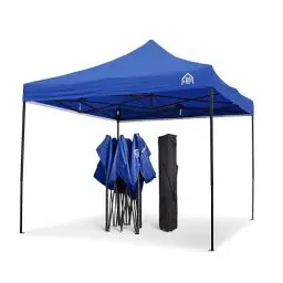 Produktbild: All Seasons Gazebos | 3x3m Pop Up Faltpavillon mit Zubehörpaket | Einfache Montage, Schwerlast, vollständig wasserdicht, hochwertige Materialien (Königsblau)