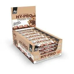 Produktbild: All Stars Hy-Pro BIG BAR Chocolate Nut Crunch I 24x 100g Protein-Riegel inkl. 28g Proteine aus Milcheiweiß & Whey-Protein I große Protein Bars inkl. 43g Kohlenhydrate I sättigende Eiweiß-Riegel