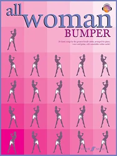 Produktbild: All Woman Bumper Collection: 30 Classic Songs by the Greatest Female Artists: Klavier, Gesang und Gitarre. Songbook.