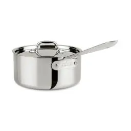 Produktbild: All-Clad 4203 Stainless Steel Stielkasserolle mit Deckel, Topf 2.8 L, 20.3 cm